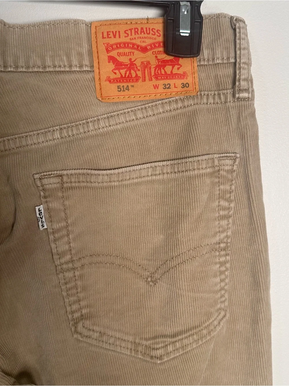 Levi’s 514 Men's Tan Corduroy Pants